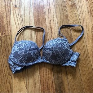 Gray Purple Very Sexy Victoria Secret Bra